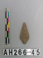 藏品(帶鋌打製石鏃)的圖片